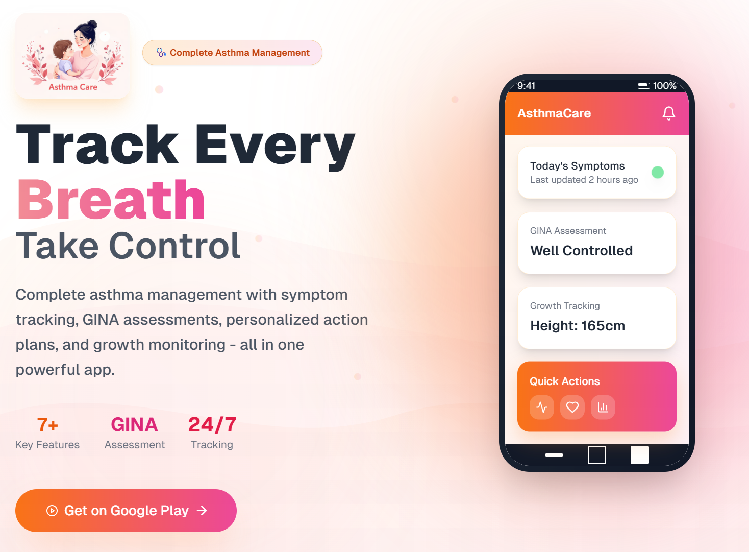AsthmaCare — Complete asthma management